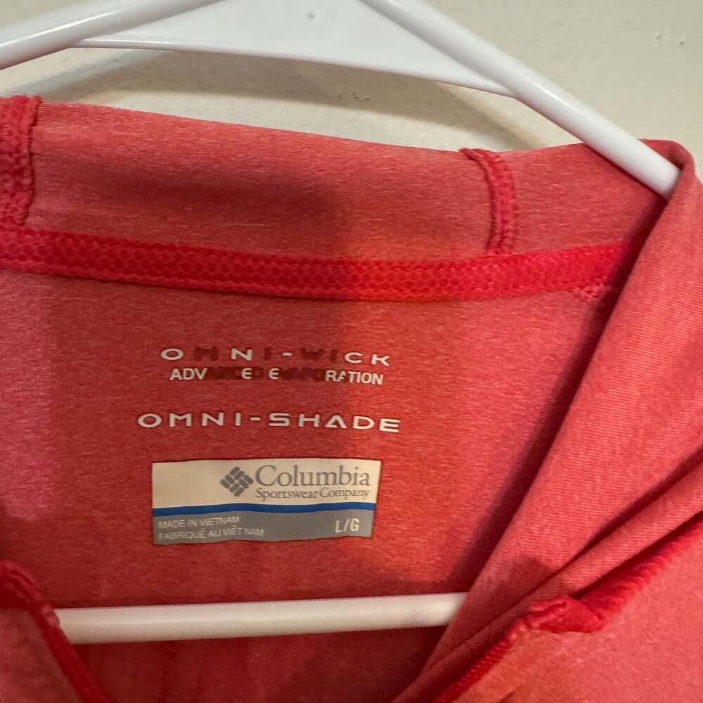 Columbia Women's Sweet As Softshell Full-Zip Hooded Jacket in Red/Coral - Picture 3 of 6